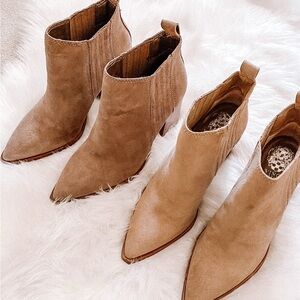 Vince Camuto Western Suede Boots